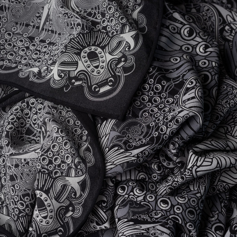 Unfolding Far His Pinions | Grand Shawl