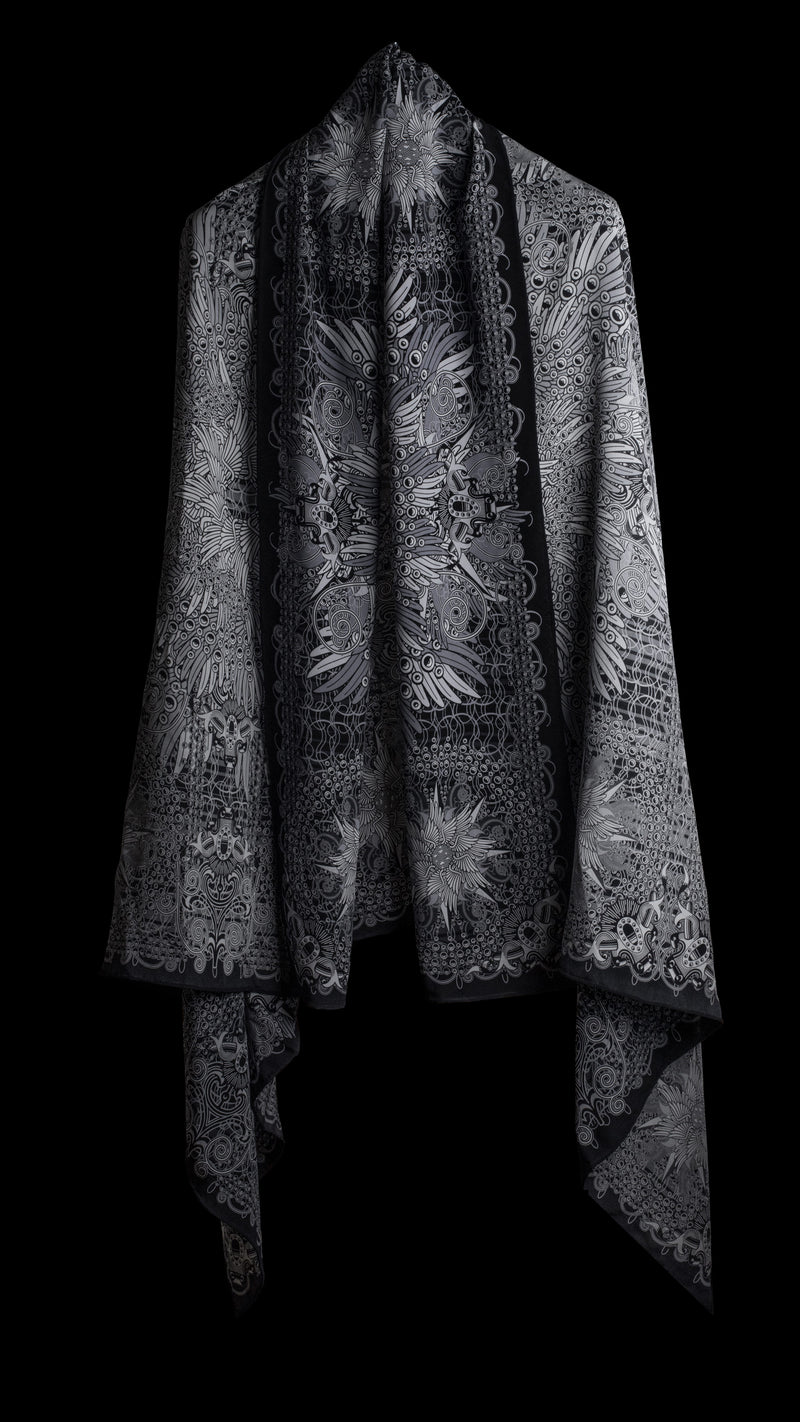 Unfolding Far His Pinions | Grand Shawl