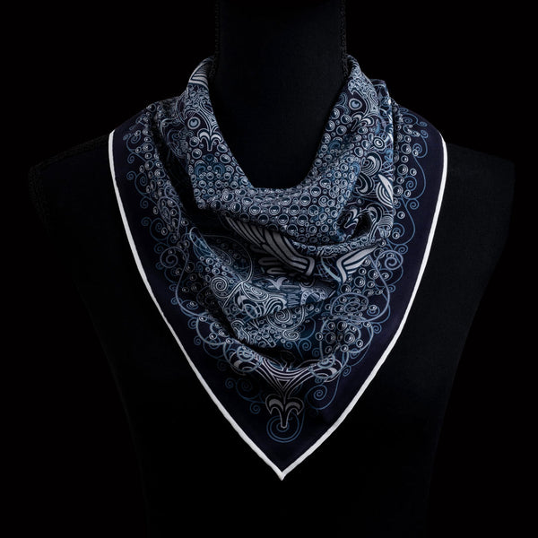 Unfolding Far His Pinions | x4 | Navy