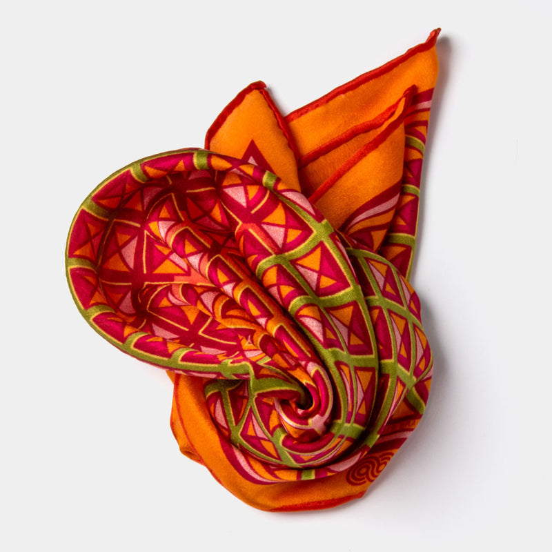 THE GODS CONVENED | Tangerine | Satin