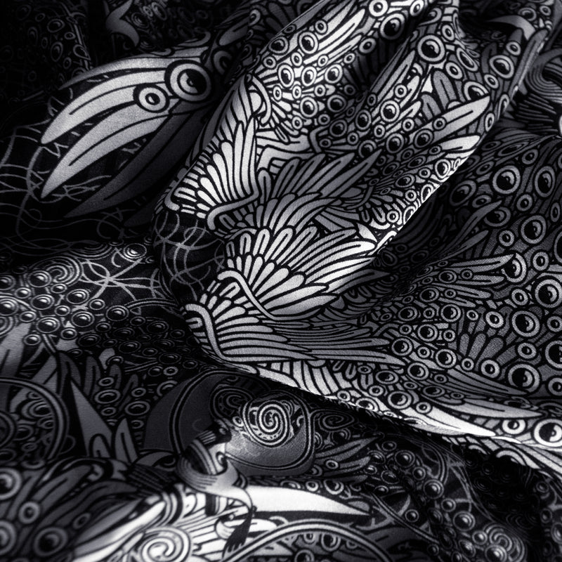 Unfolding Far His Pinions | Shawl